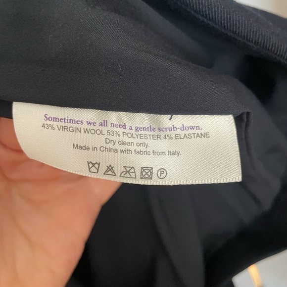 MM Lafleur Carmen Navy Wool Blend Blazer - Picture 8 of 9